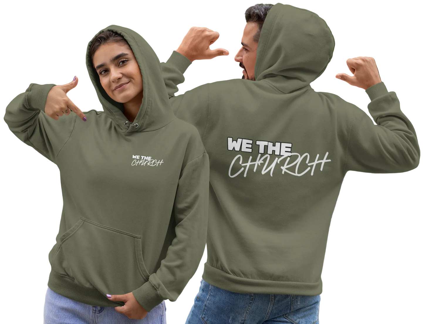 Dual Logo Official Brand Hoodie - Unisex (Neutrals)