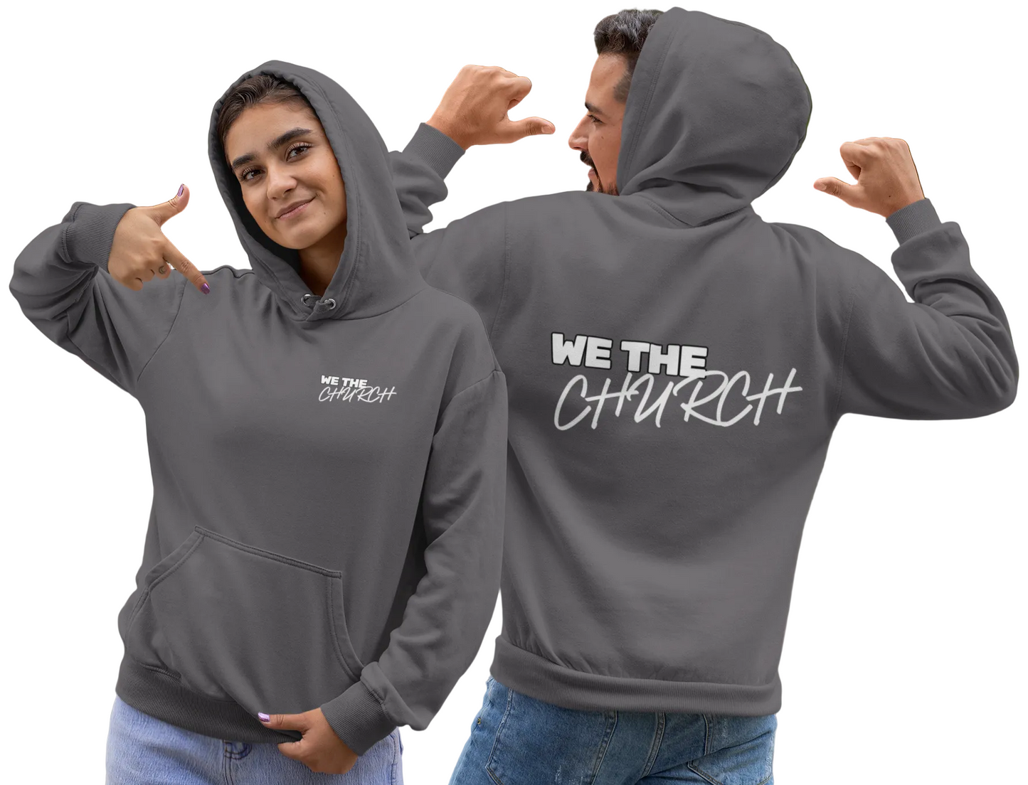 Dual Logo Official Brand Hoodie - Unisex (Neutrals)