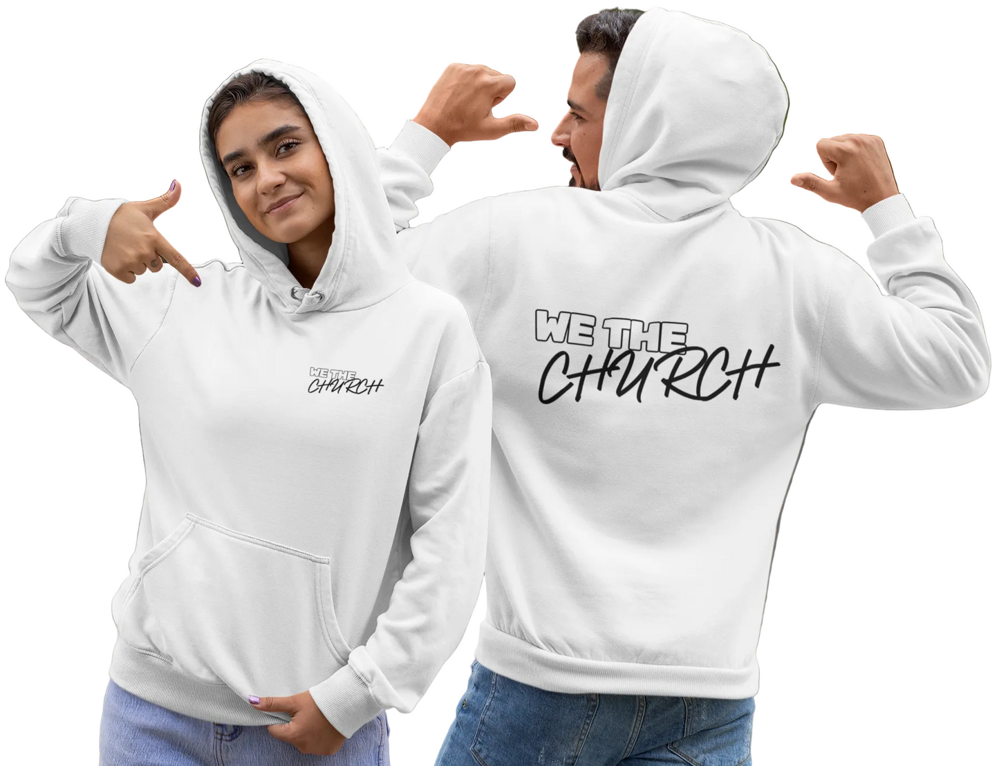 Dual Logo Official Brand Hoodie - Unisex (Neutrals)