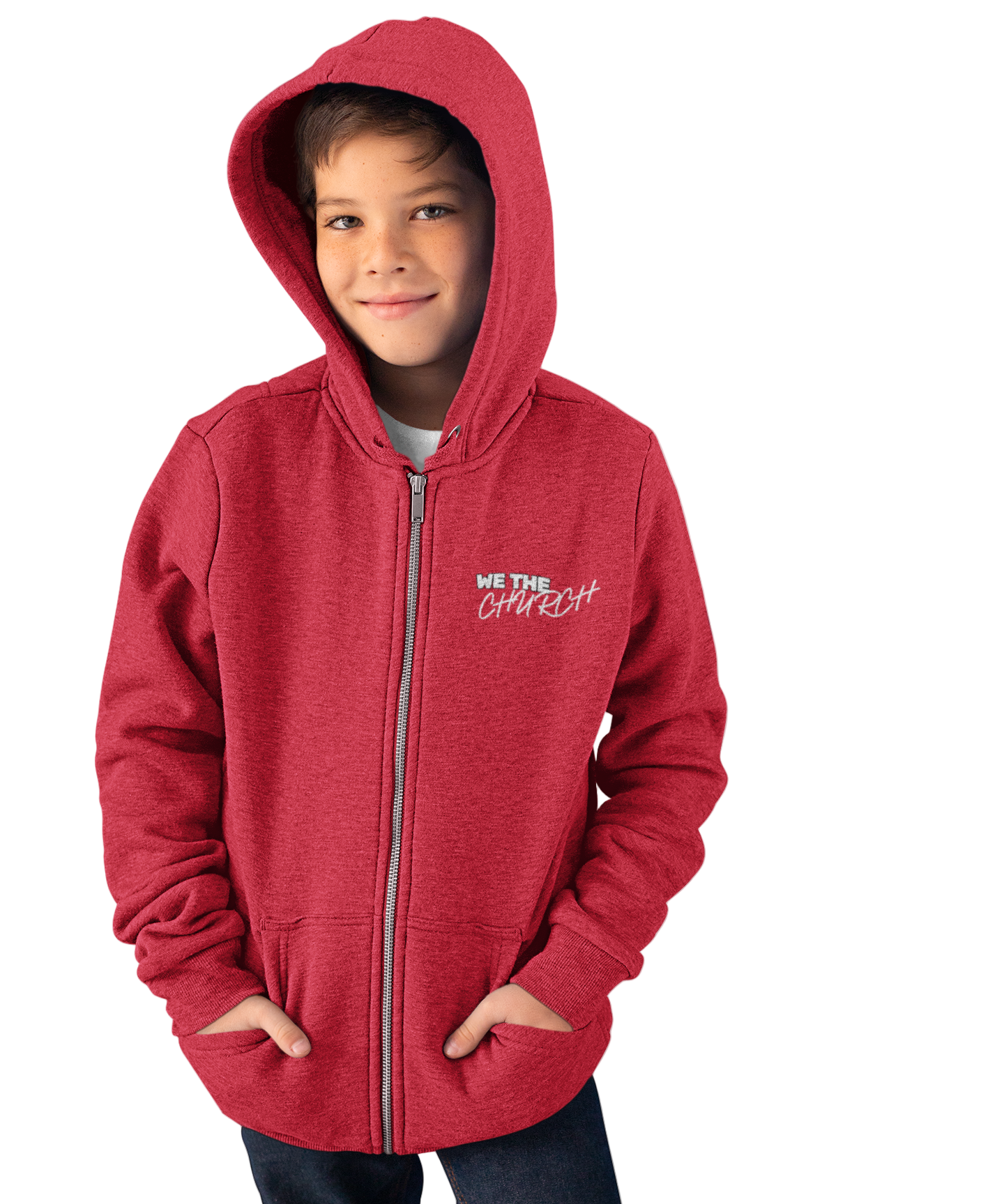 Youth Official Brand Zip-Up Hoodie (Neutrals)