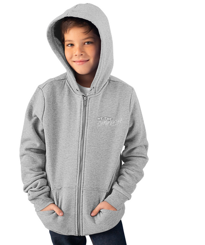 Youth Official Brand Zip-Up Hoodie (Neutrals)
